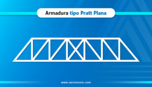 Armadura Tipo Pratt Plana - Serviacero Comercial